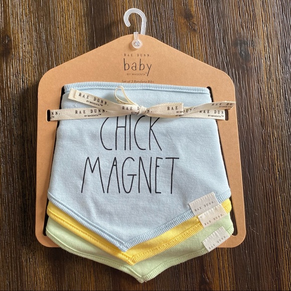Rae Dunn Baby Cotton Bib Bandana - Picture 1 of 3